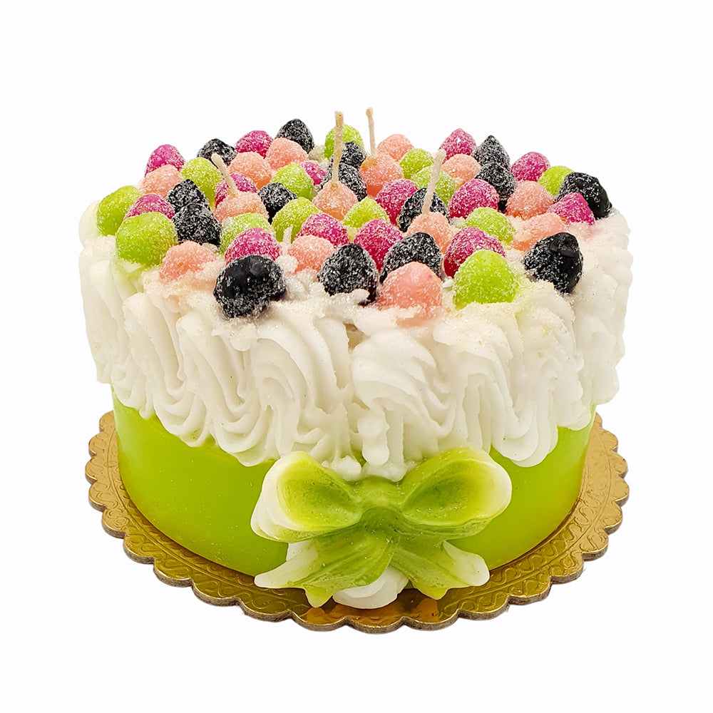 Wax candle Blackberry shaped