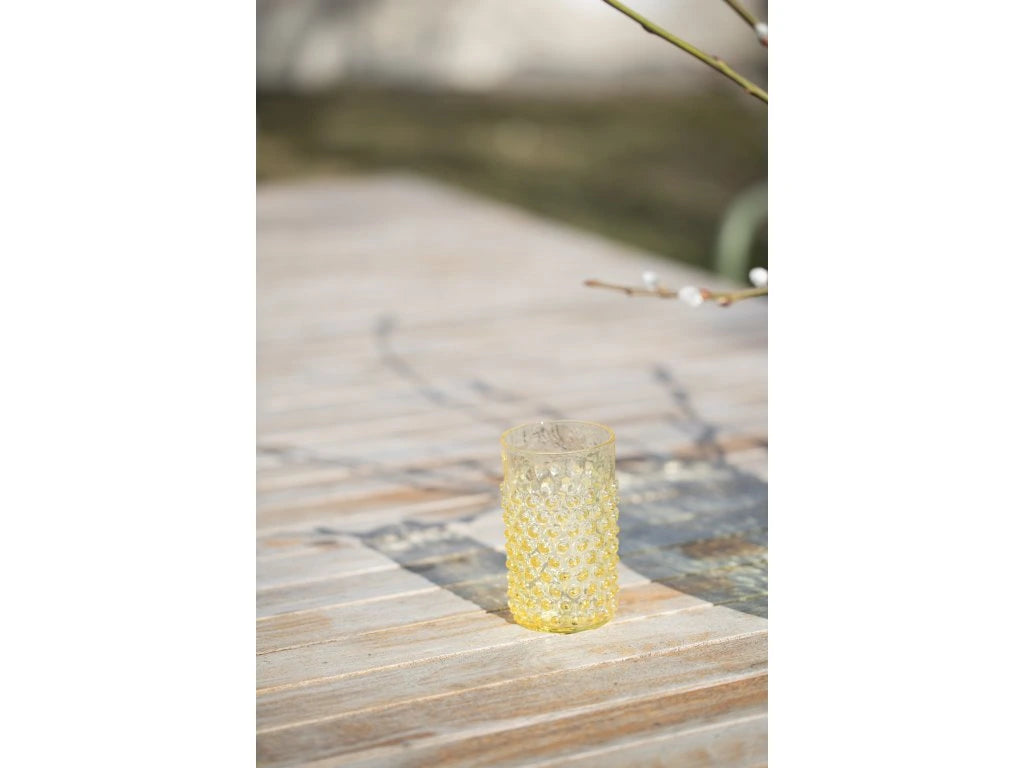 Hobnail glass