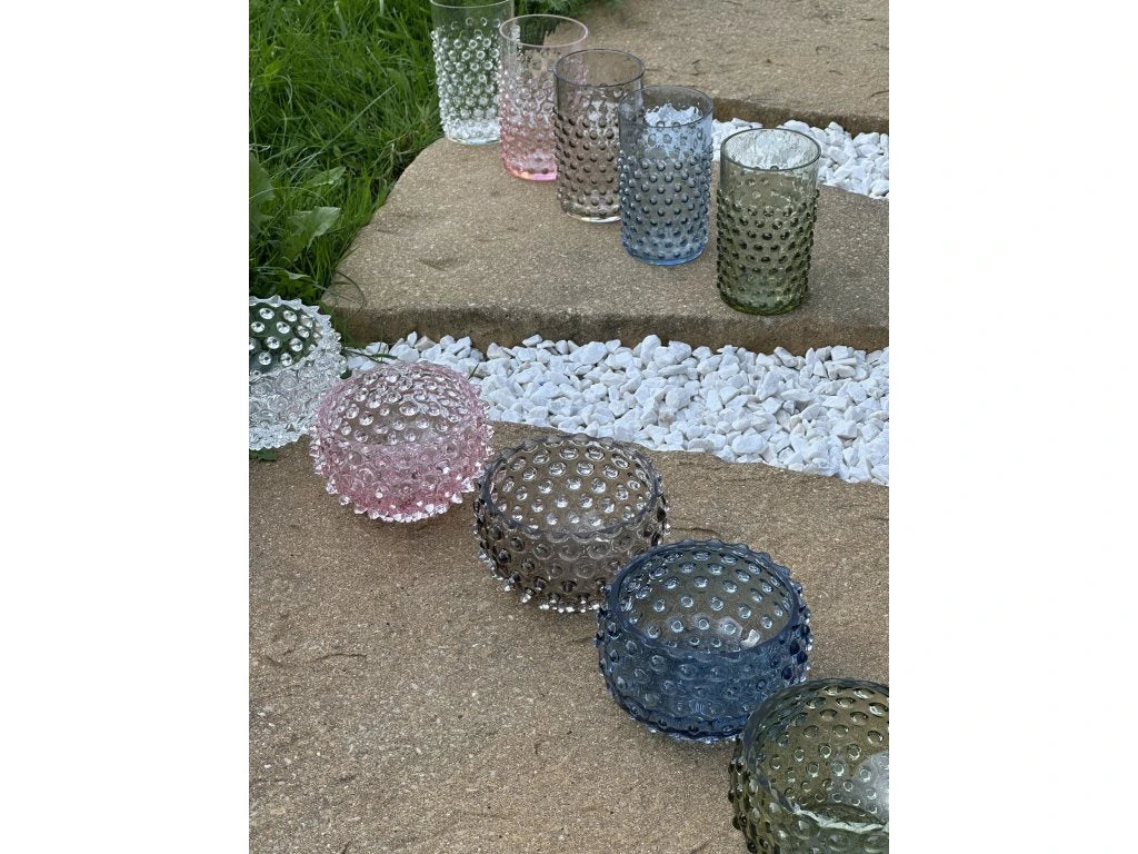 Hobnail glass