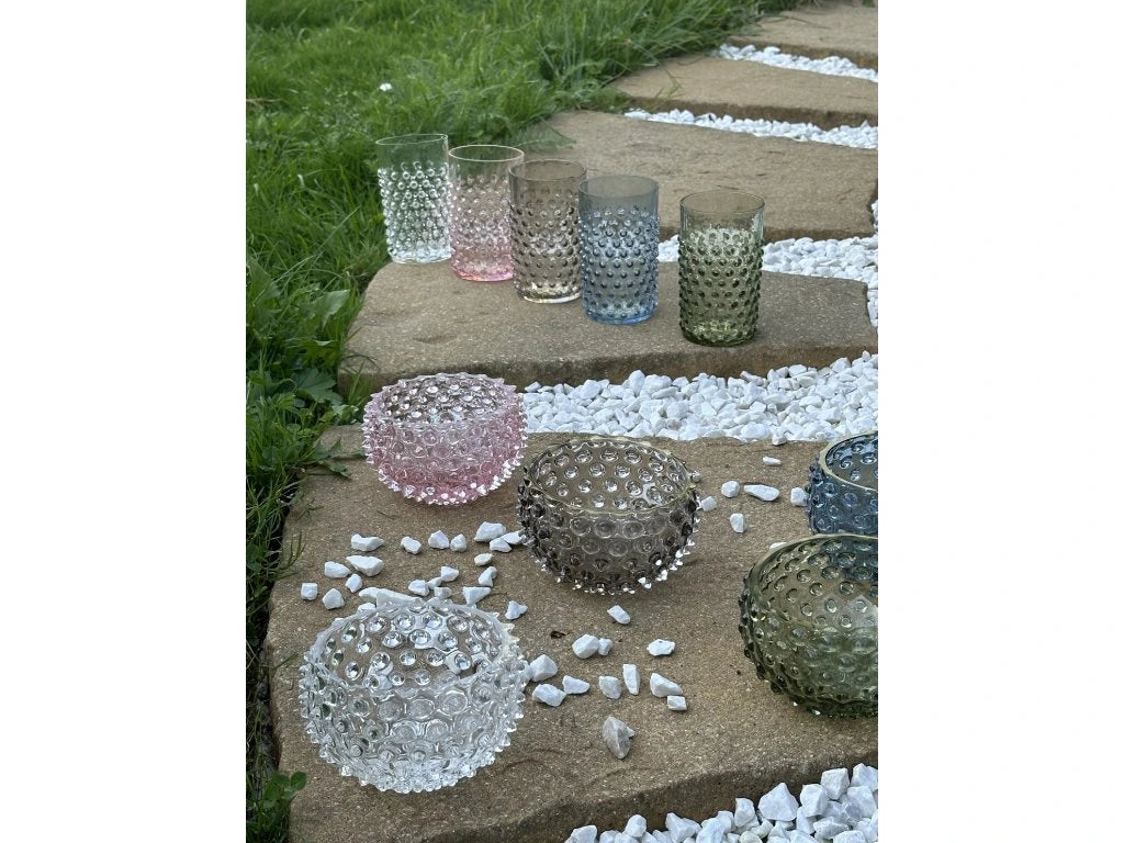 Hobnail glass