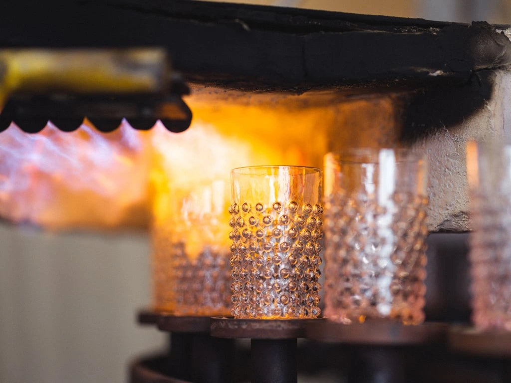 Hobnail glass