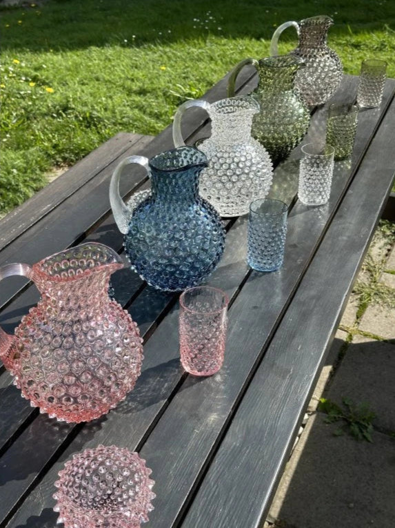 Hobnail glass