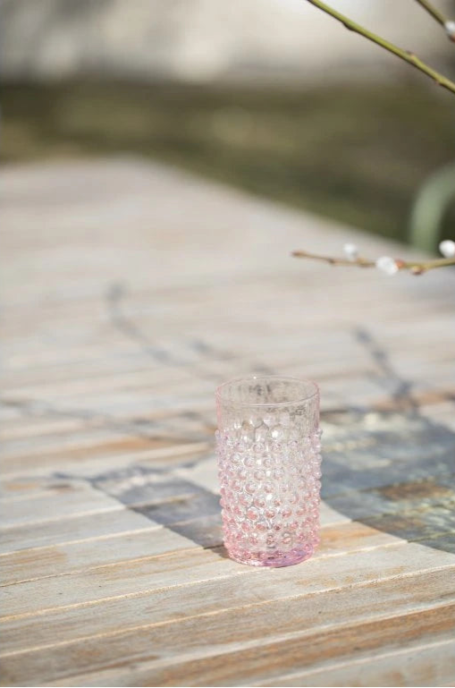 Hobnail glass