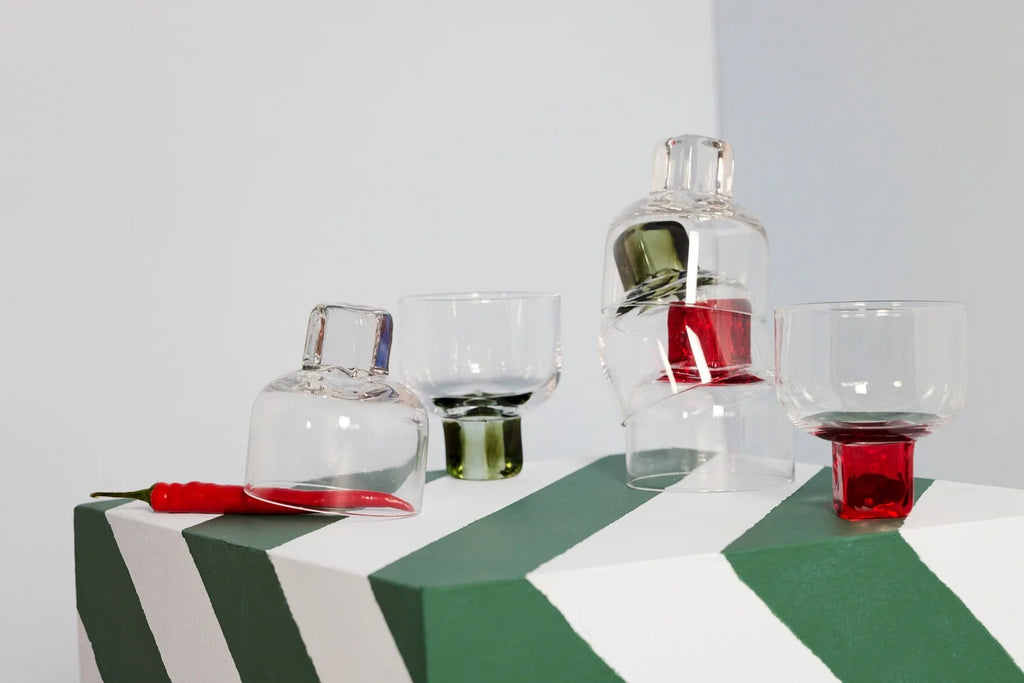 Glass Victoria 2pcs set