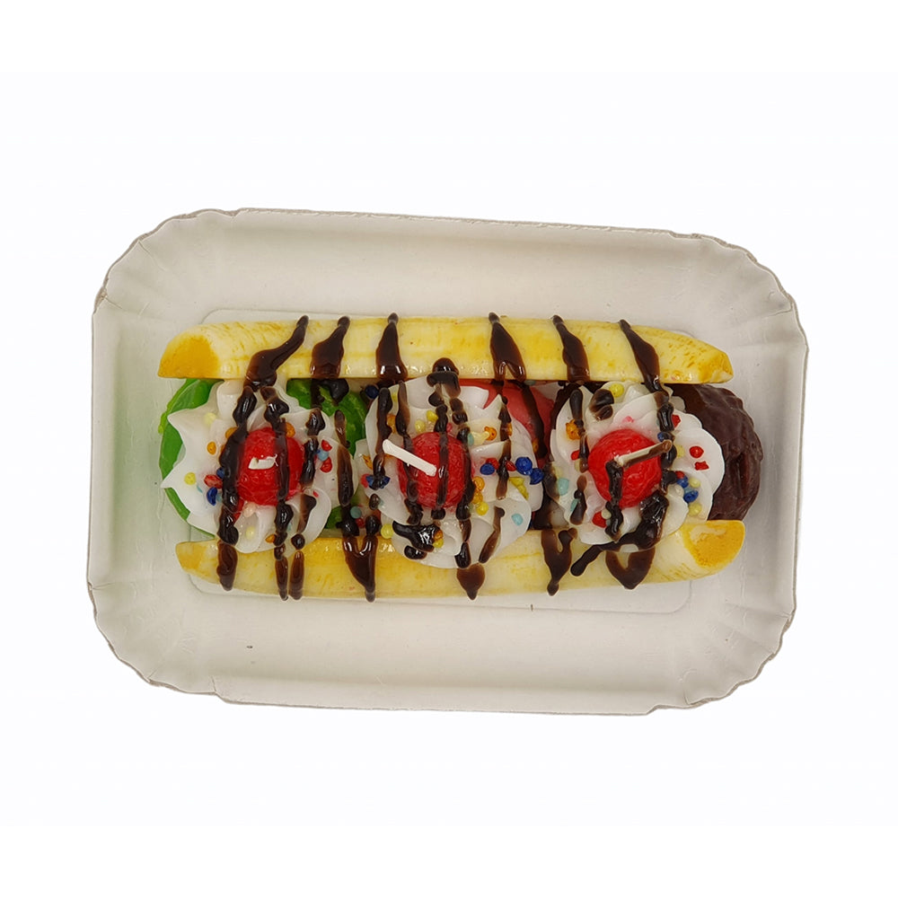 Wax candle Banana split