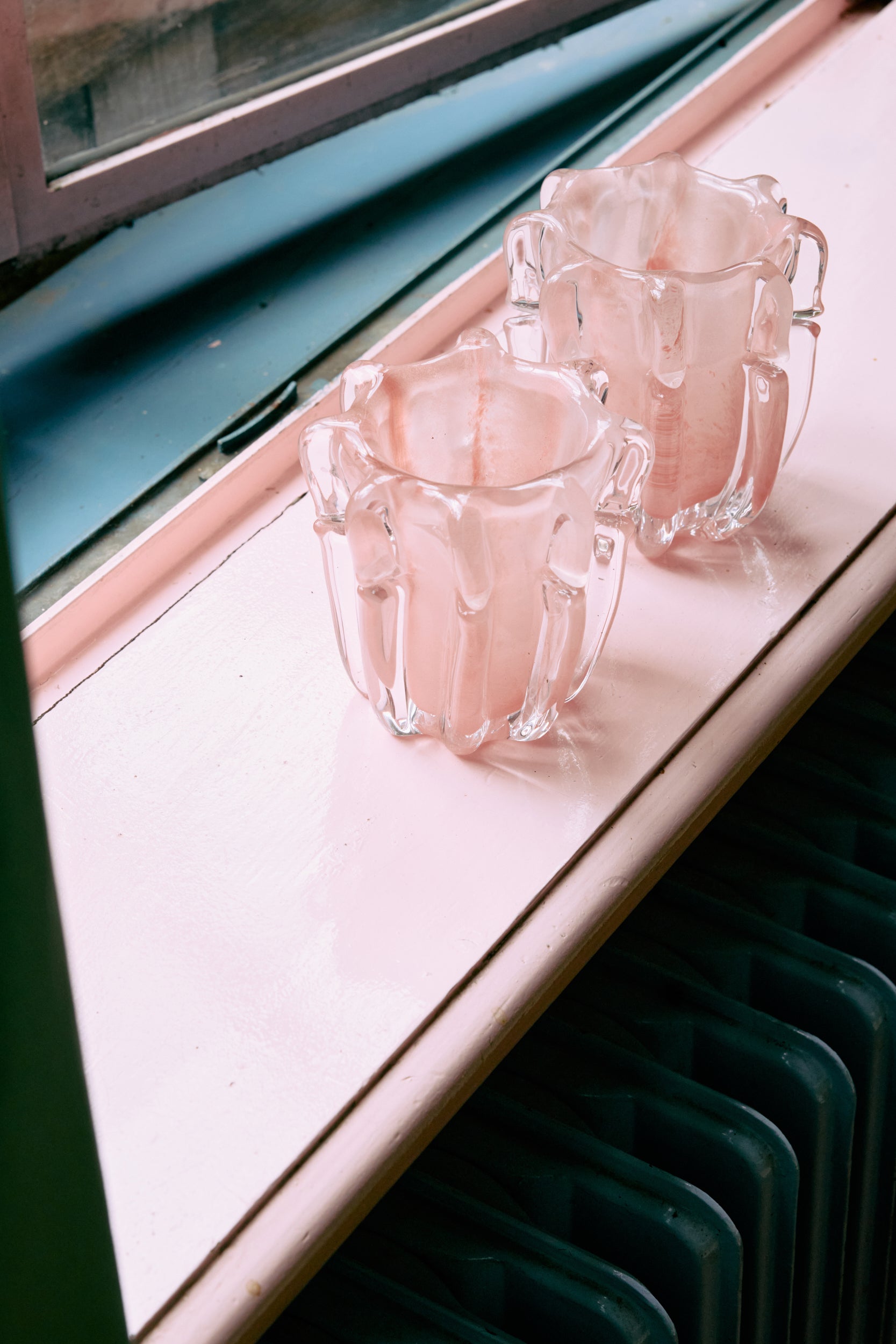 Coralla Candle Holder, Soft Pink