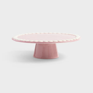 Cake Platter Whip rosa – Prato para bolo pintado à mão