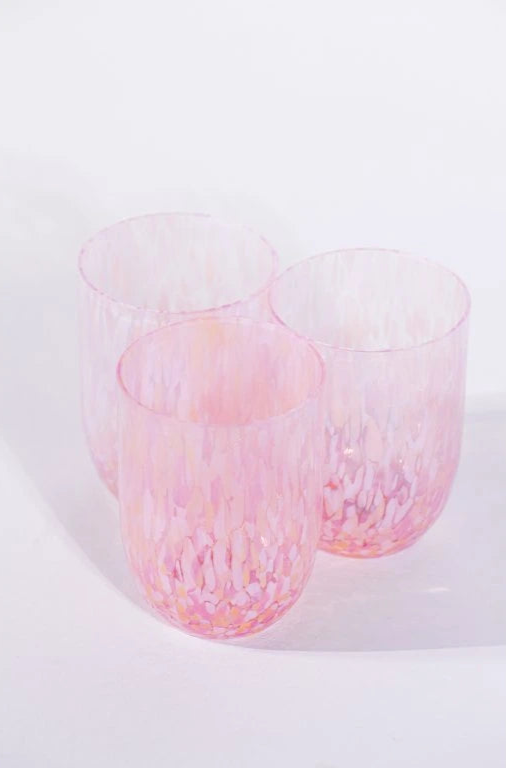 Confetti tumbler apricot
