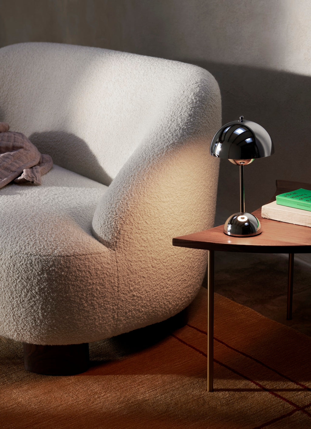 Flower Pot VP9 - Chrome plated 