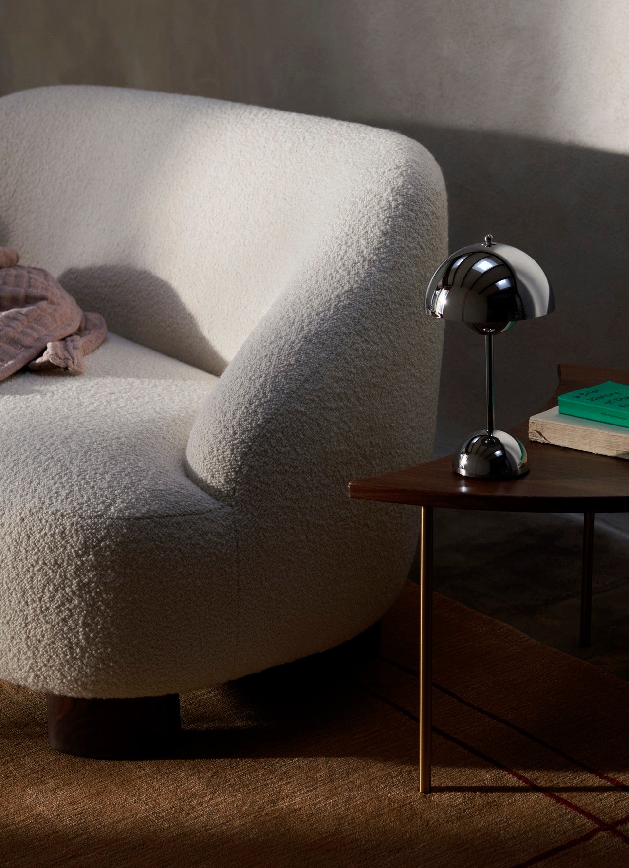 Flower Pot VP9 - Chrome plated 