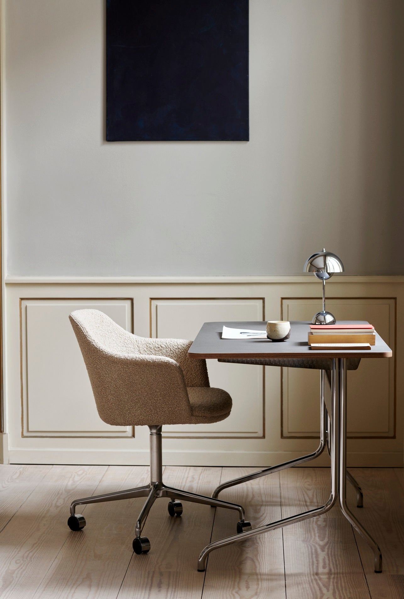 Flower Pot VP9 - Chrome plated 