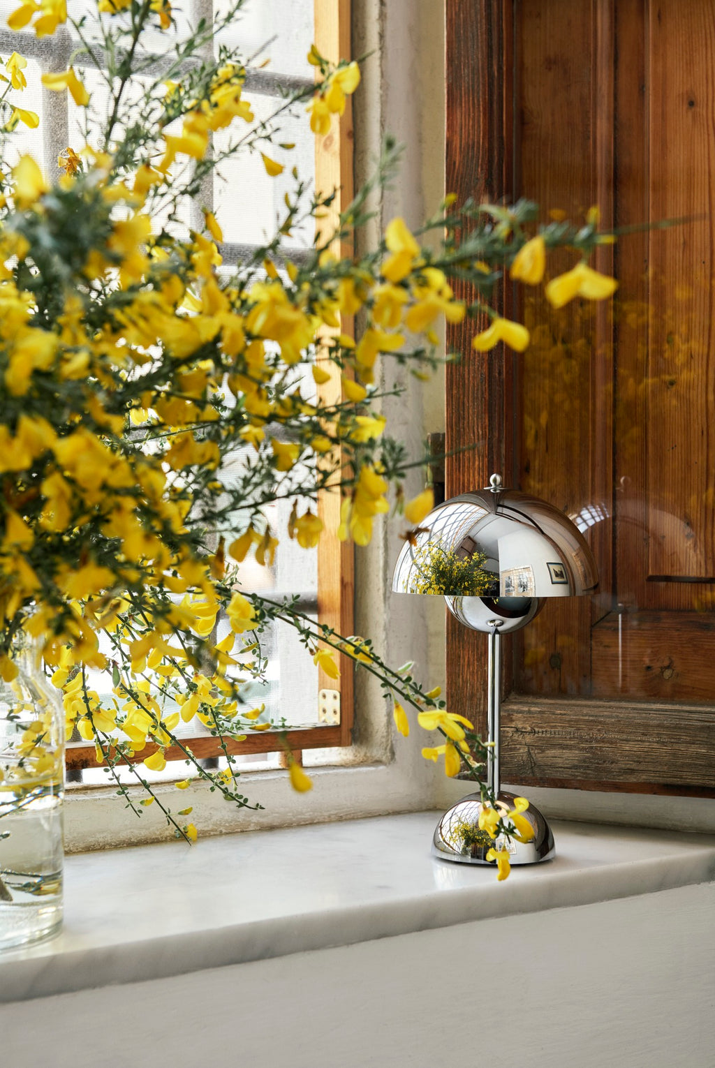 Flower Pot VP9 - Chrome plated 