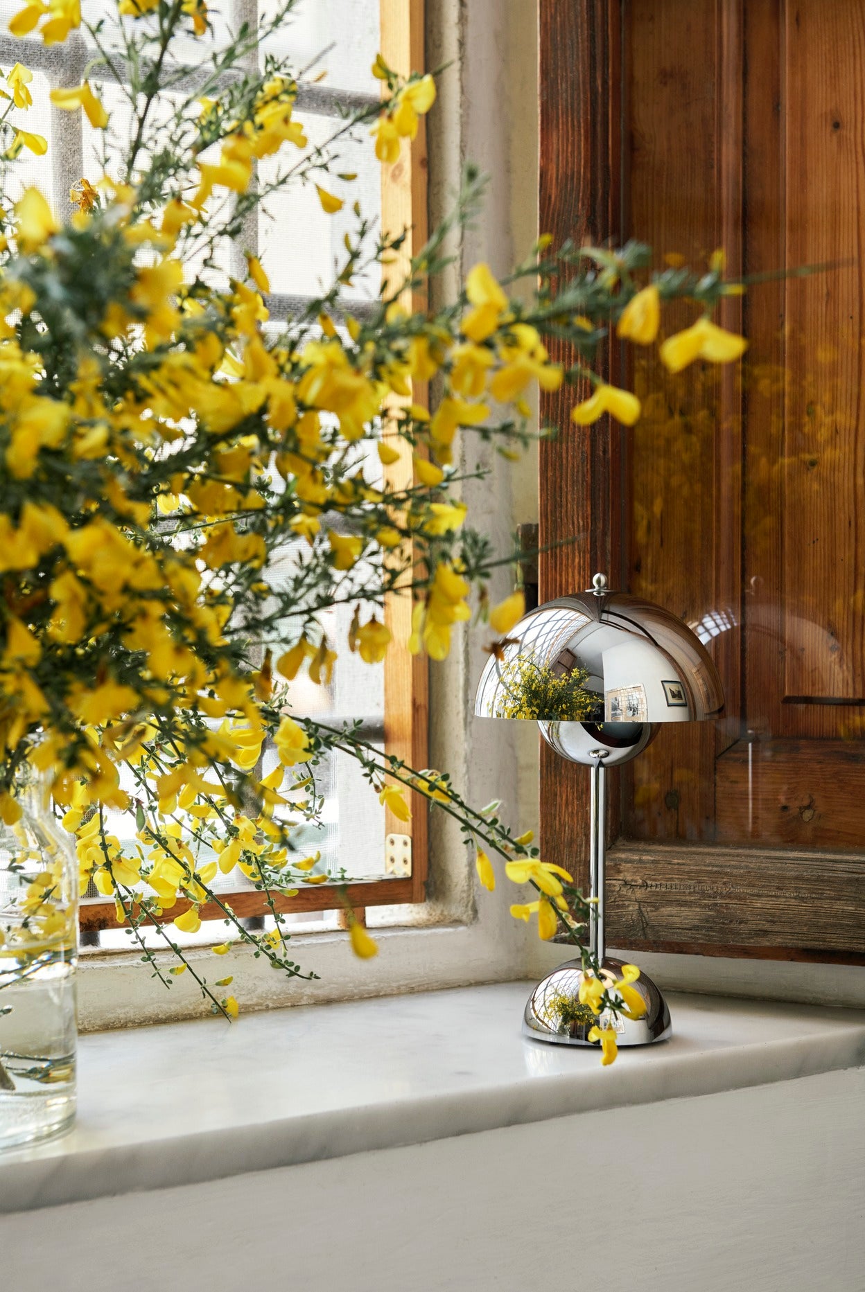 Flower Pot VP9 - Chrome plated 