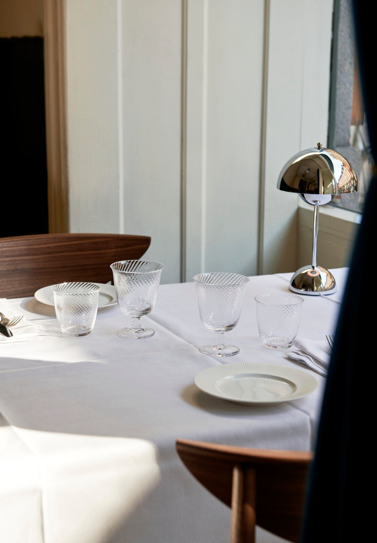 Flower Pot VP9 - Chrome plated 