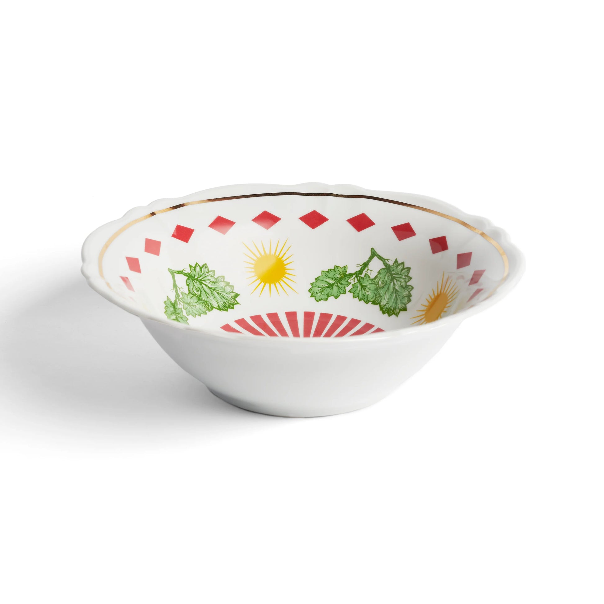 Salad bowl citrus leaves