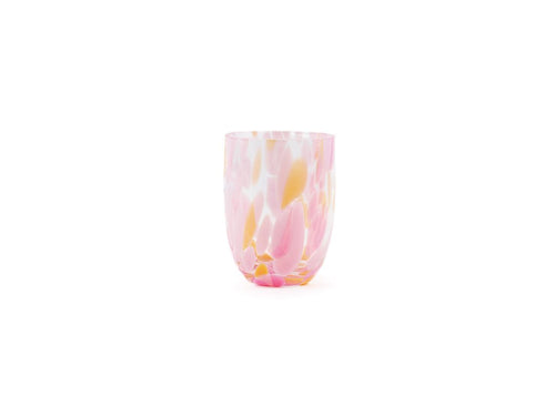 Big confetti tumbler apricot