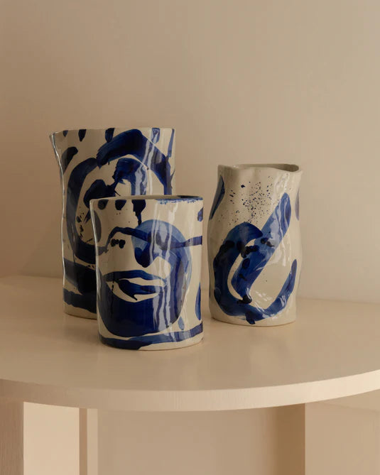 VASE M BLUE SOPHIA