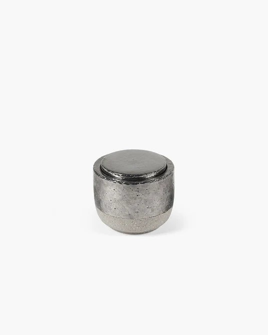 Scented candle S Silver smoked Jasmine
