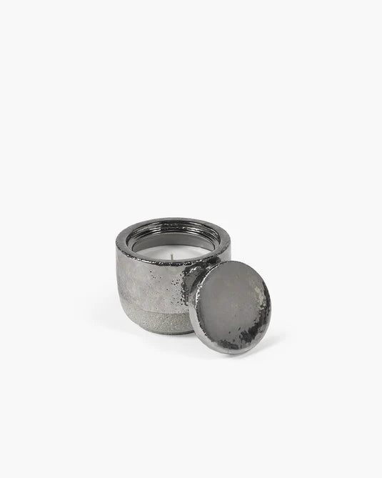 Scented candle S Silver smoked Jasmine