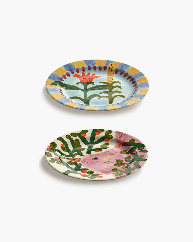 Dinner plate 01 set of 2 mix Jane January