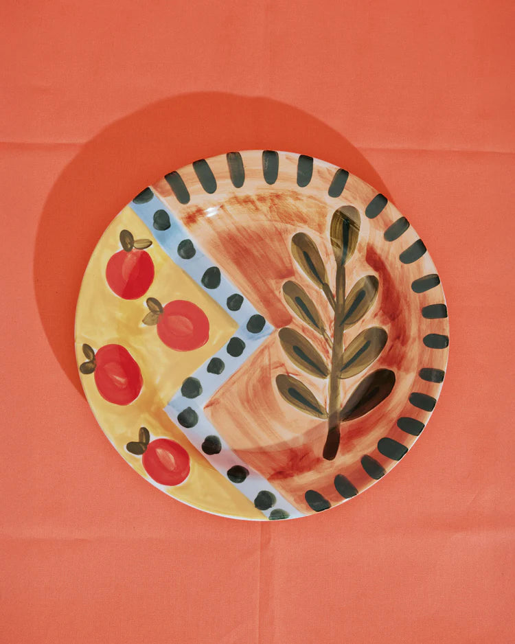 Dinner plate 04 set of 2 mix Dljntlas