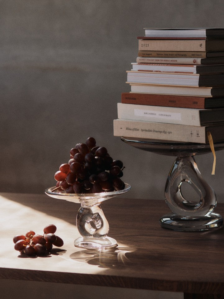 Damo Glass Centrepiece - Ø30 - Clear