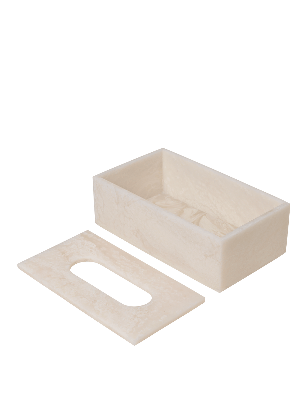 Mist Tissue Box - Pearl