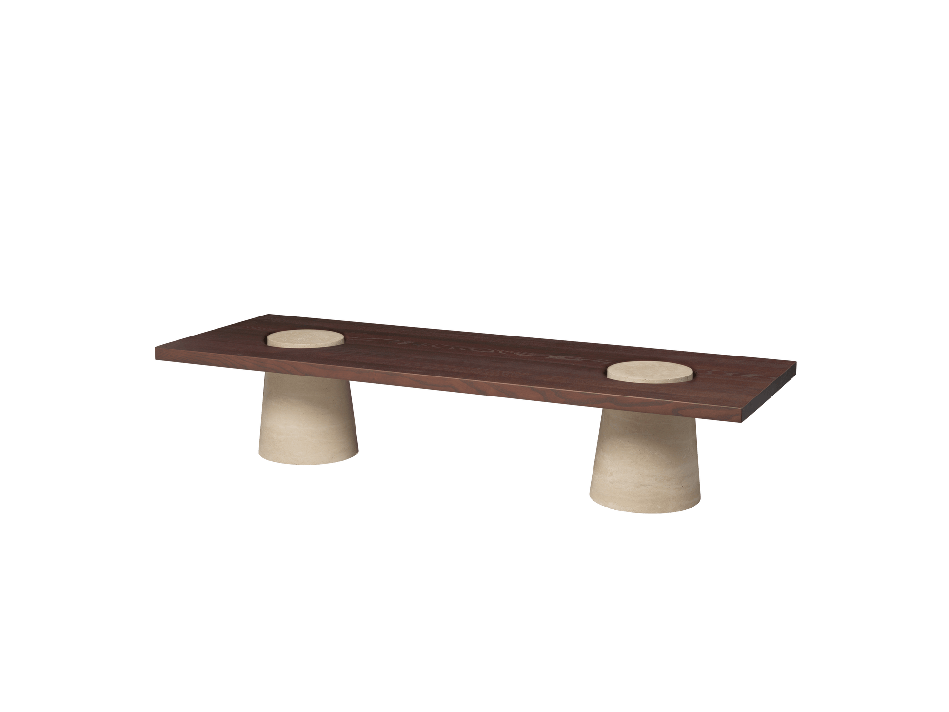 Mesa de Centro Grova - Travertino