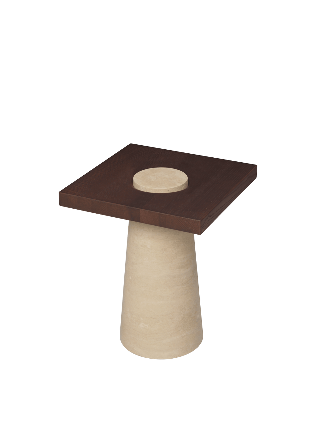 Grova Side Table - Travertine