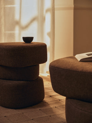 Plyo Pouf Staple - Dark Brown