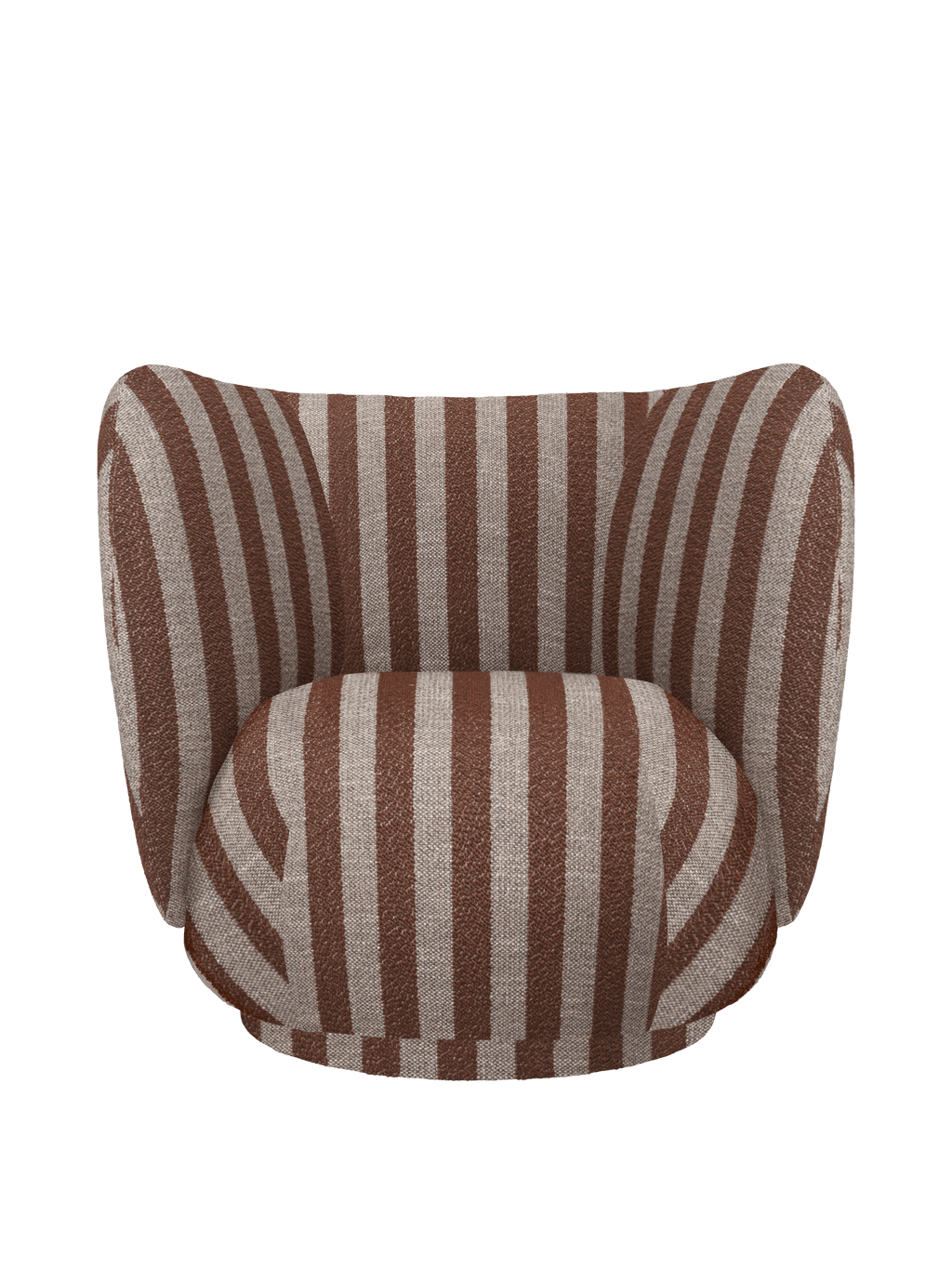 Rico Lounge Chair - Louisiana Sand/Chocolate
