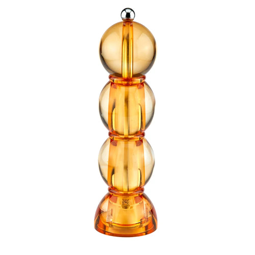 Amber Icy Bobbin Salt or Pepper Mill