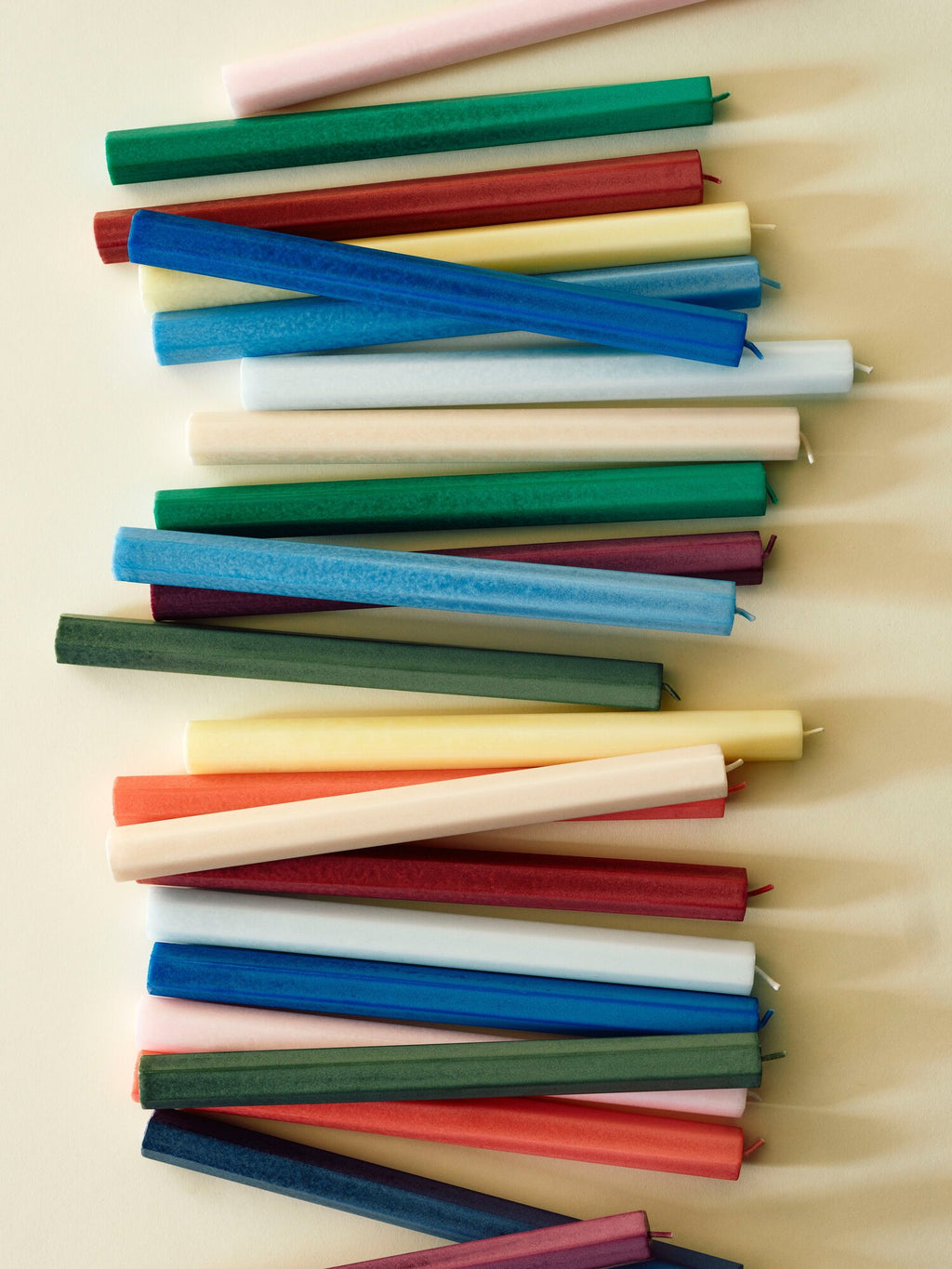 Hexagon candle set of 4