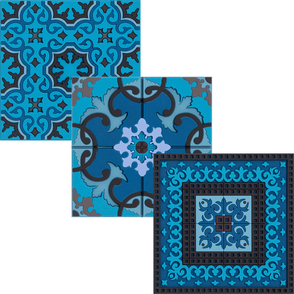 Coasters, Blue's Combo (set of 6)