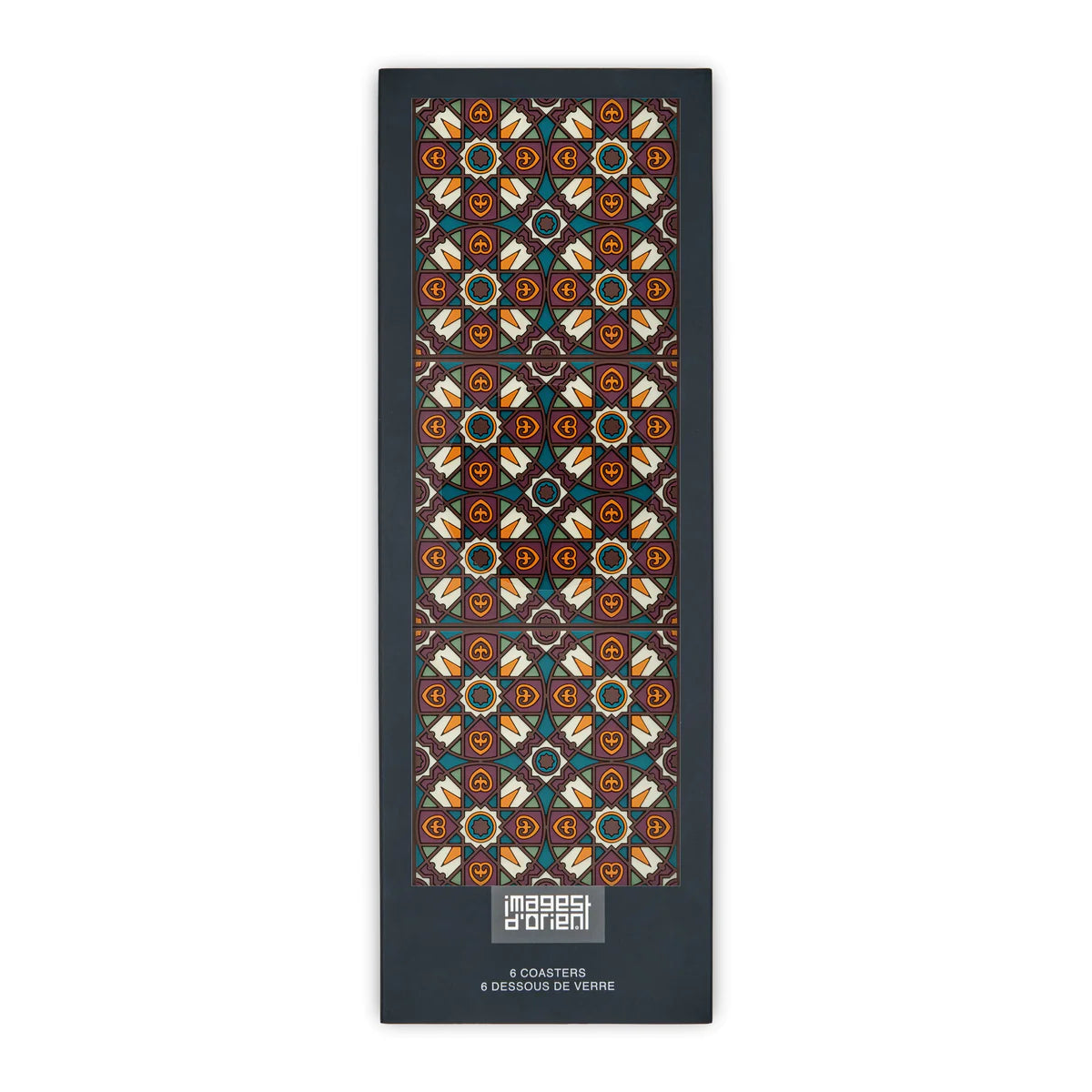 Sous-verre mosaïque bleu - 2 p.