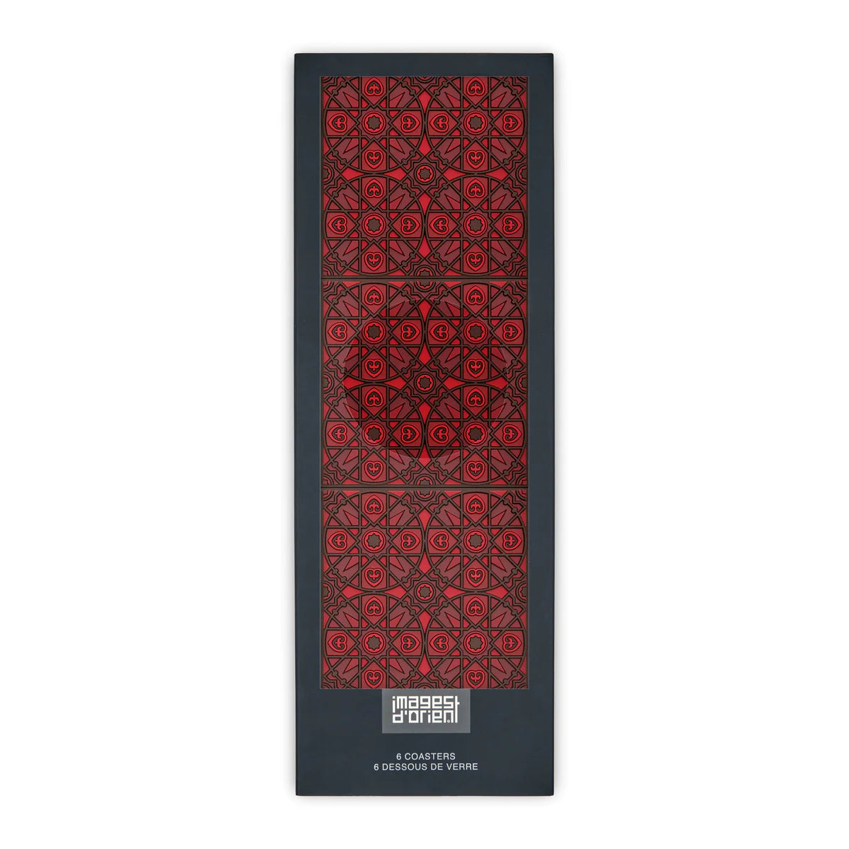 Coasters Mosaic, Kalea Red (set of 6)