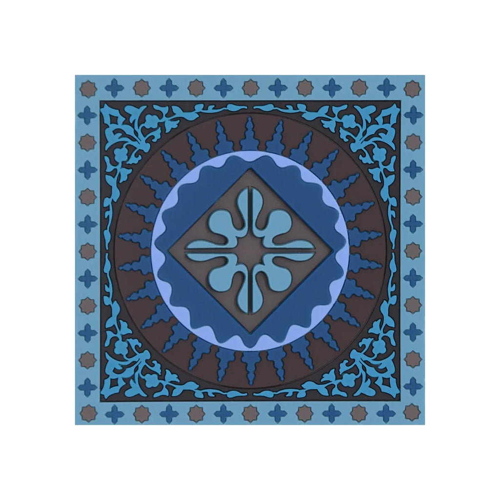 Sous-verre mosaïque bleu - 2 p.