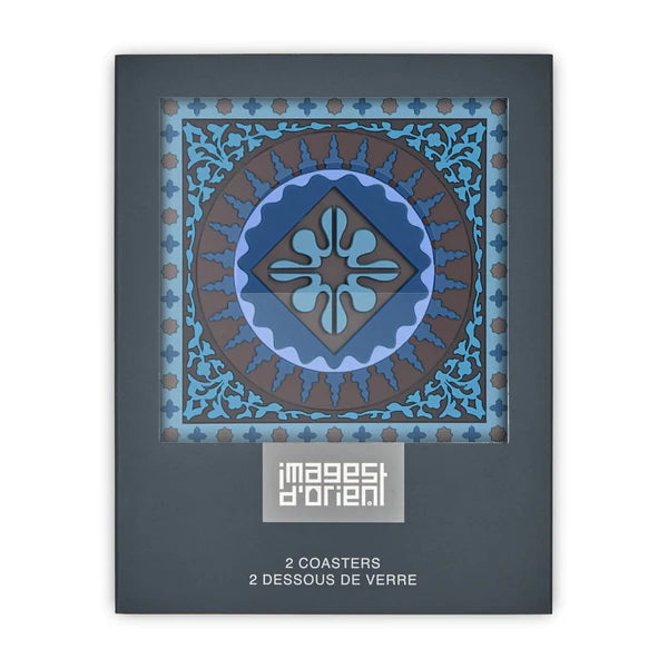 COASTER MOSAIC BLUE- 2 PCS
