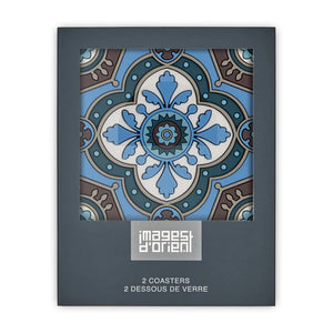 Sous-verre sejjadeh azur