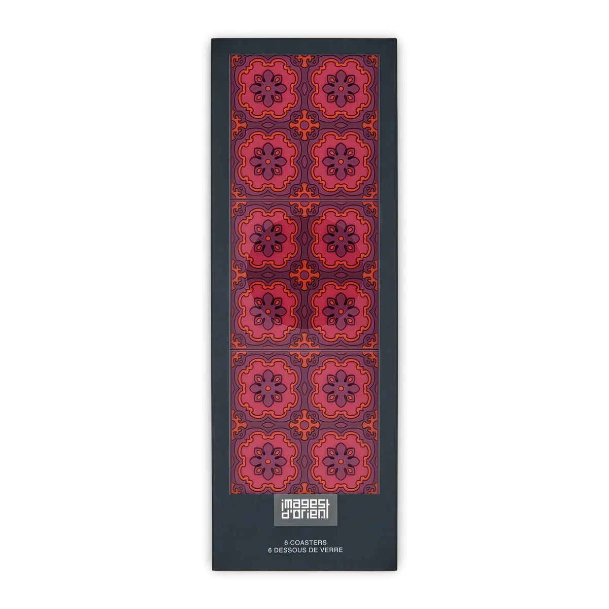Coasters, Sejjadeh Ruby (set of 6)