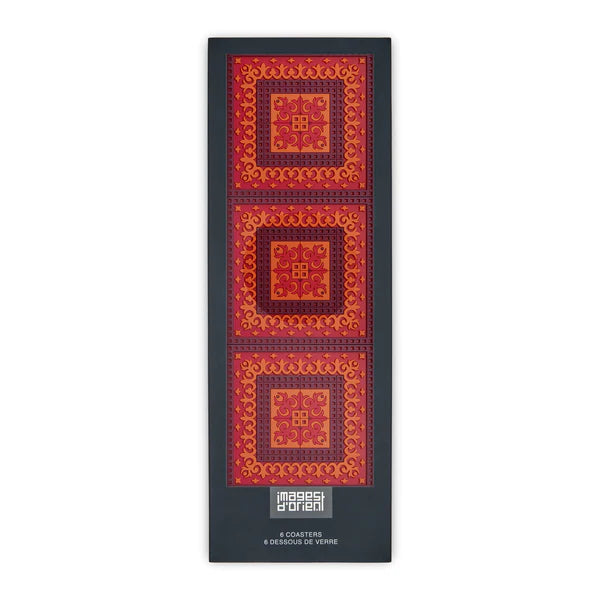 COASTER SEJJADEH ZEN FEU - 6 PCS