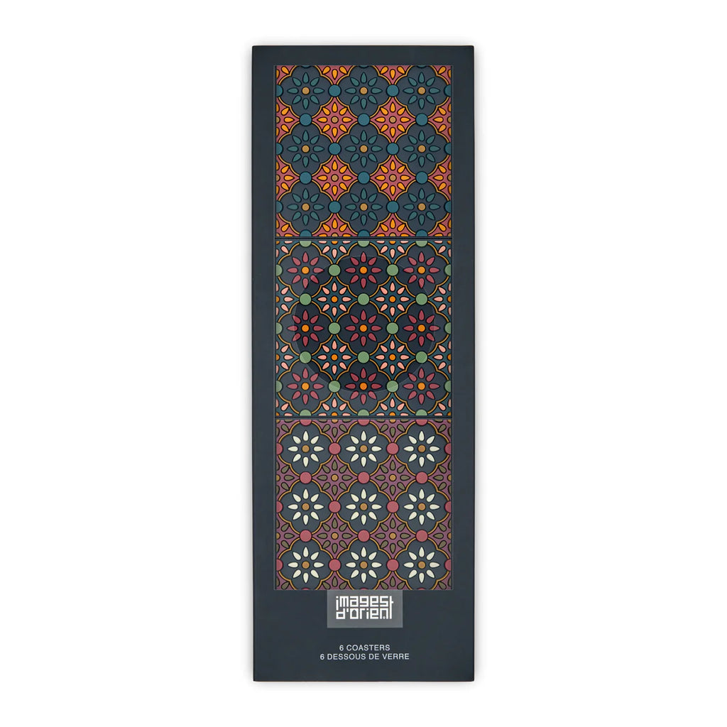 Sous-verre mosaïque bleu - 2 p.