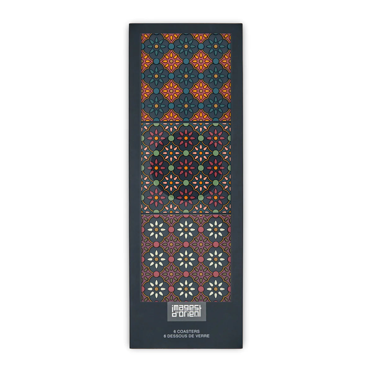 Sous-verre mosaïque bleu - 2 p.