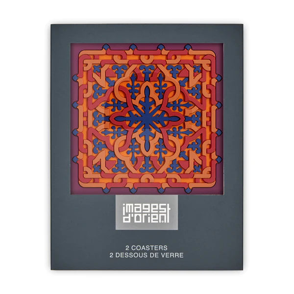 COASTER VAGABONDE CROCHET VELOURS- 2 PCS