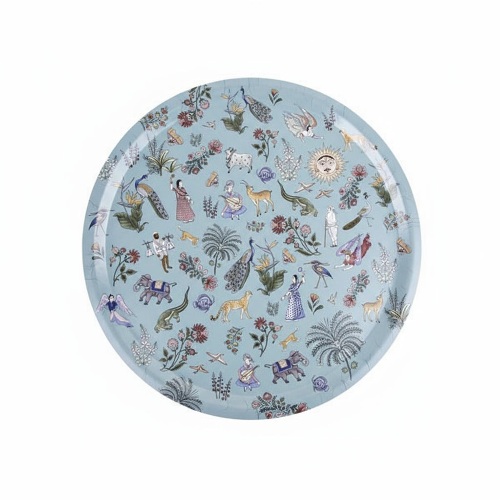 ROUND TRAY JANGALA - 38 CM