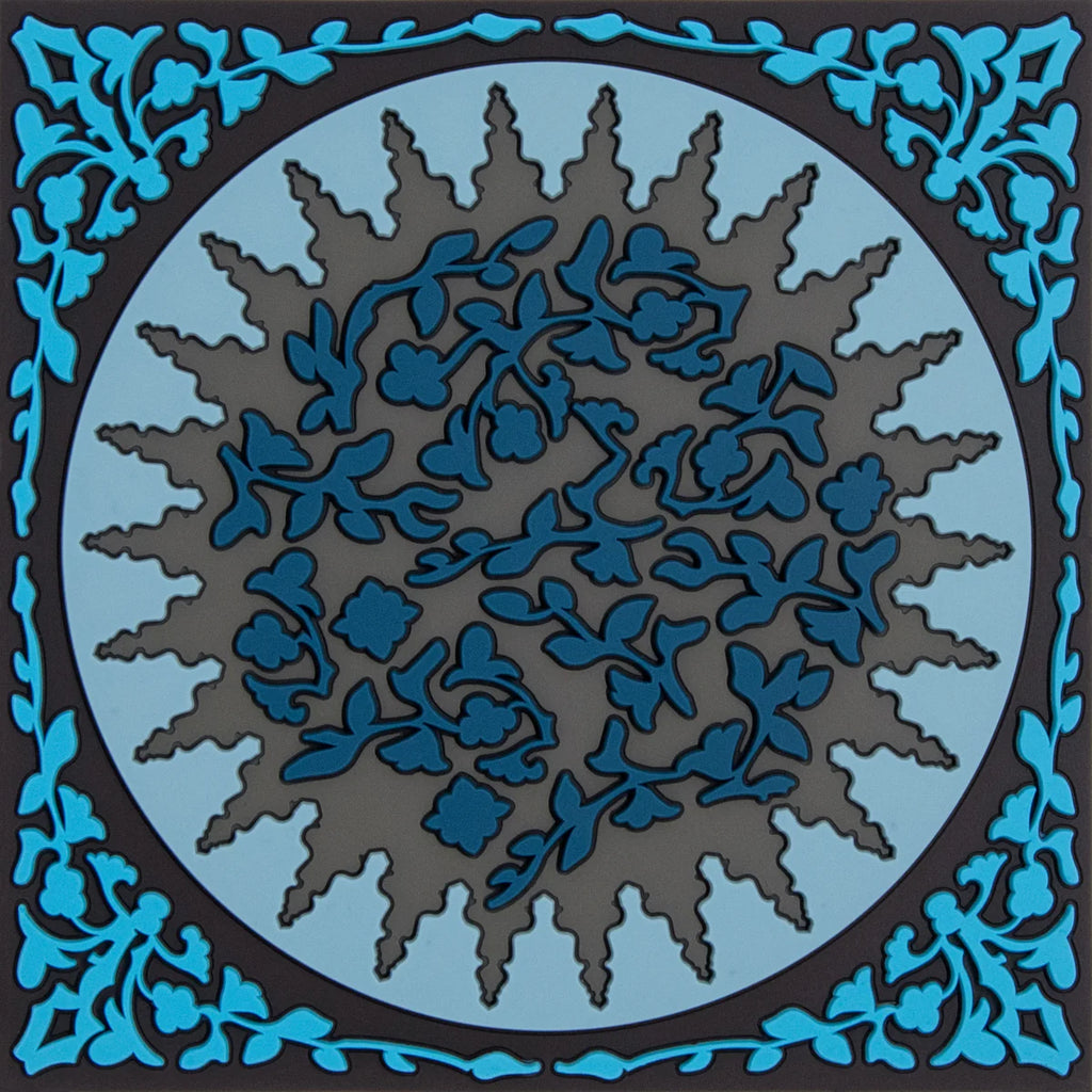 Trivet Mosaic Blue