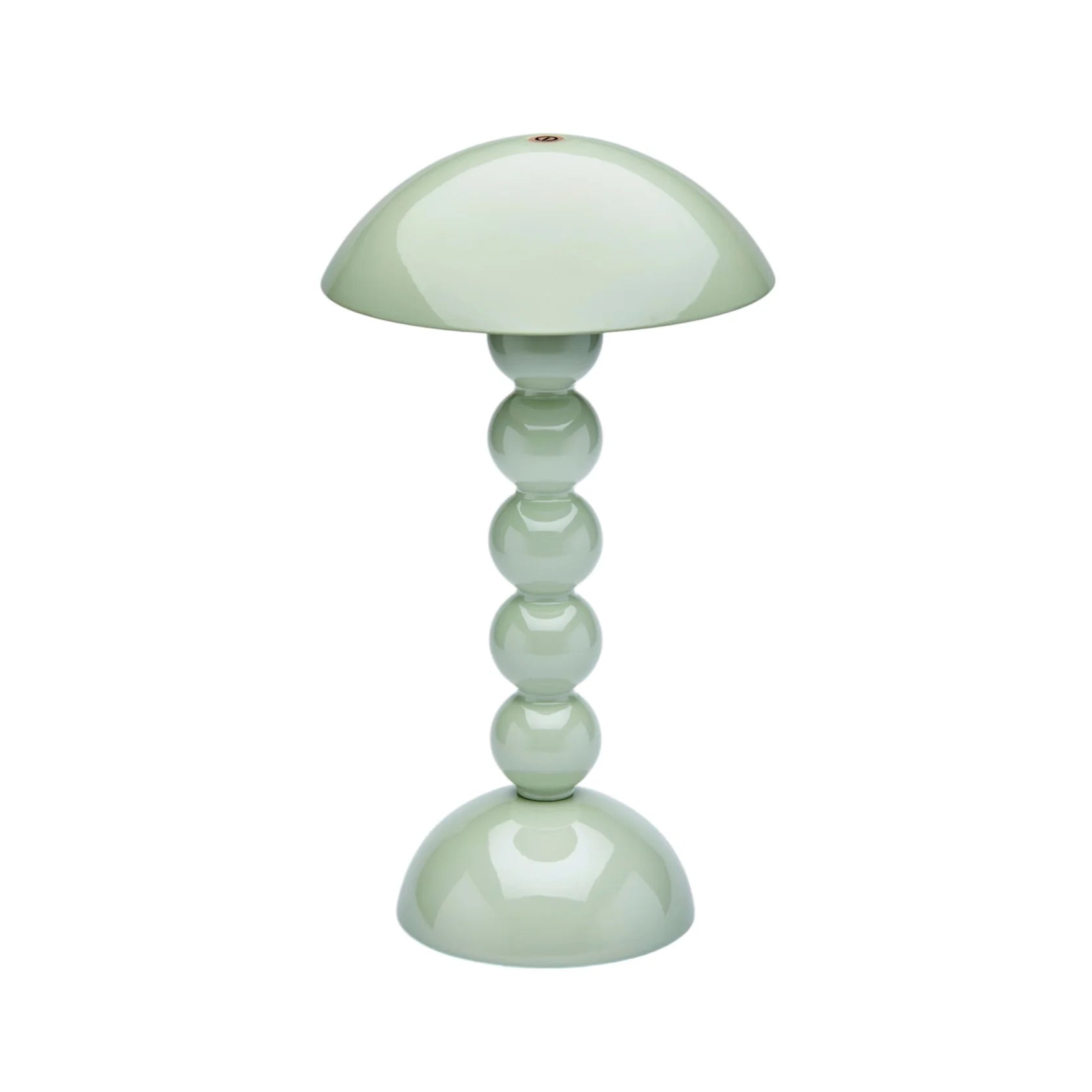 Sage Lacquer Rechargeable Bobbin LED Lamp