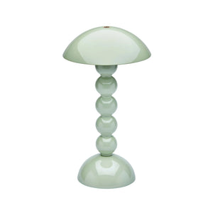Sage Lacquer Rechargeable Bobbin LED Lamp
