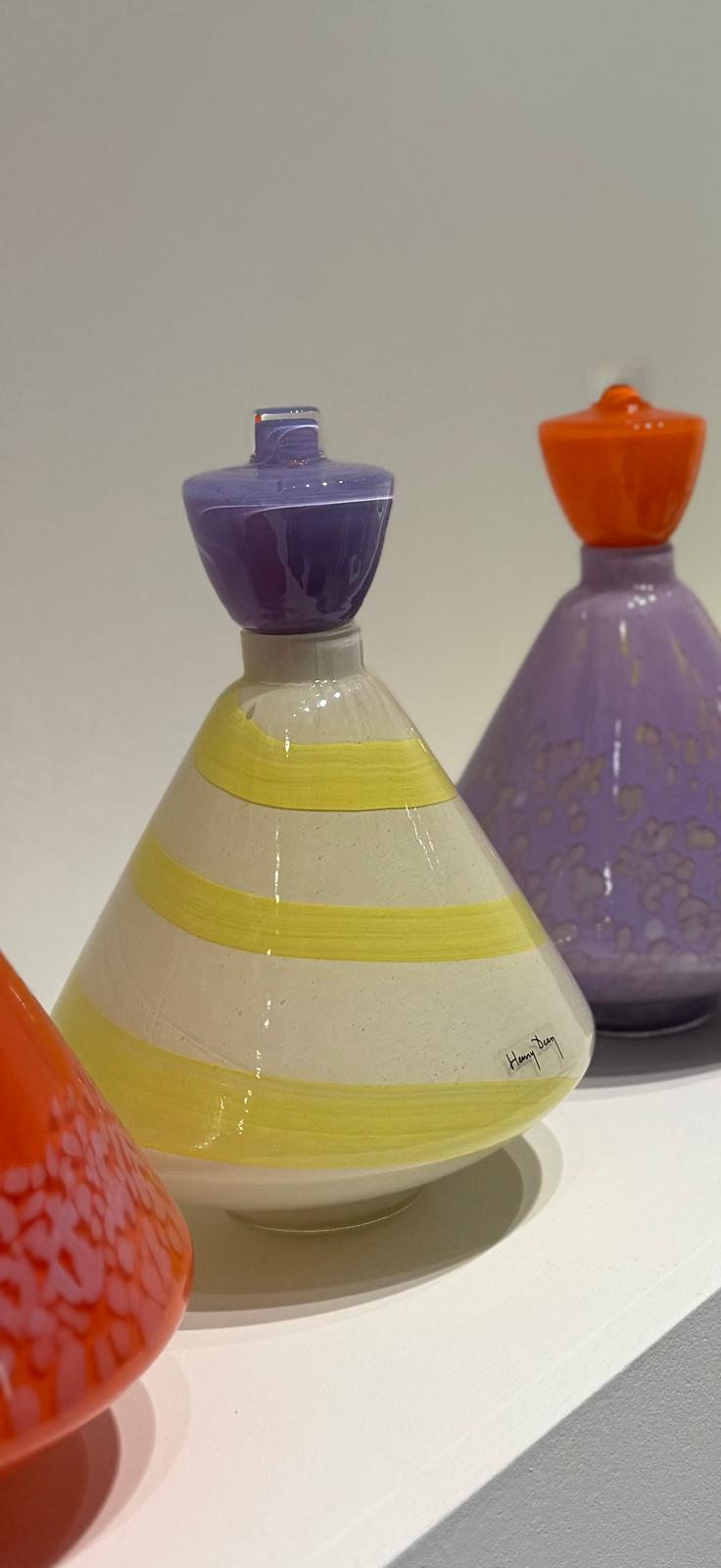 Mademoiselle Aquarel Yellow/ Jacaranda