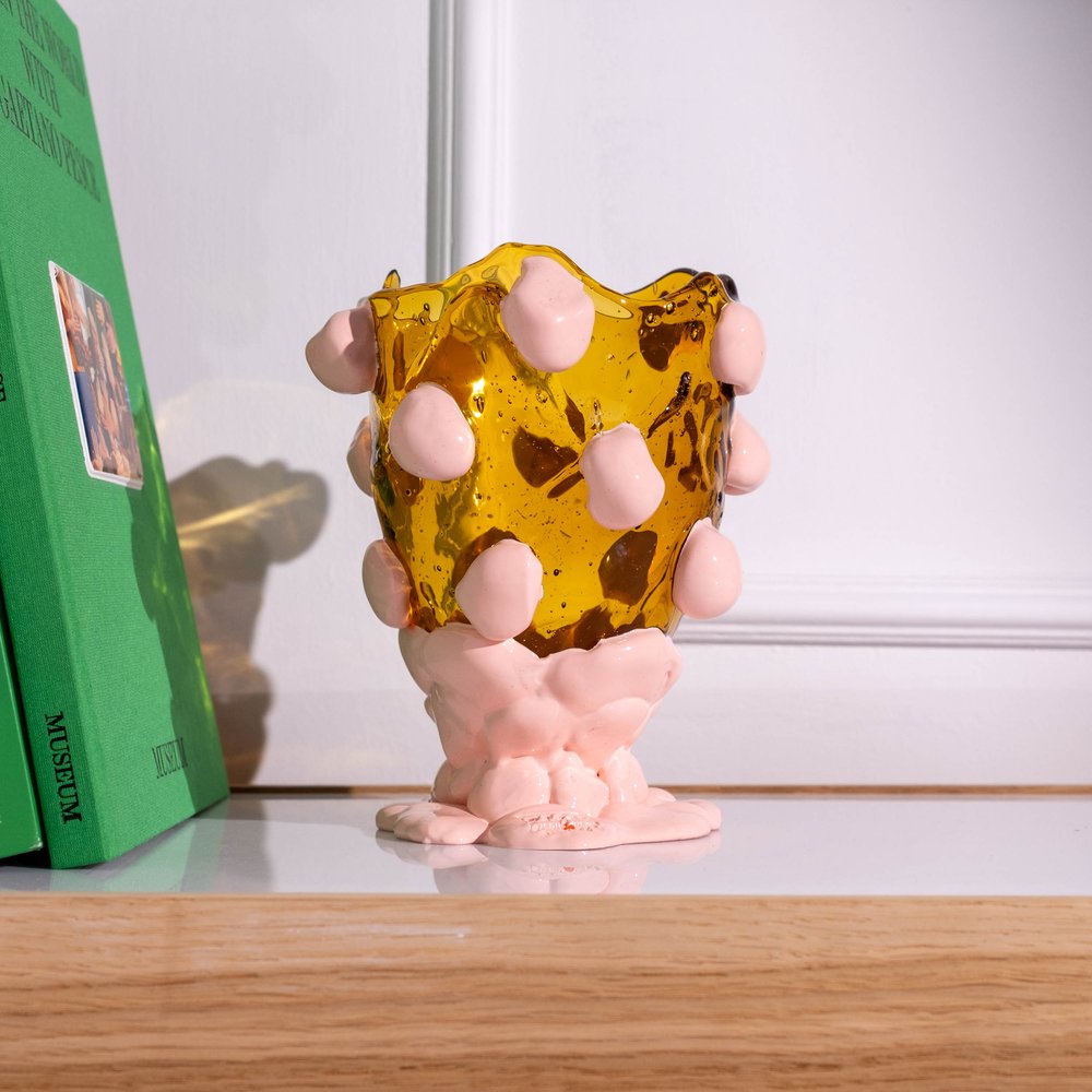 Nugget vase M - Amber Salmon
